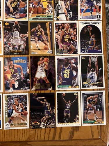 (100) Diverse carte da basket Utah Jazz John Stockton Karl Malone - Foto 7 di 14