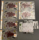 9 LOT HALLOWEEN DECOR DECORATION BACKDROP SKULL COFFIN RECOLLECTIONS ASHLAND