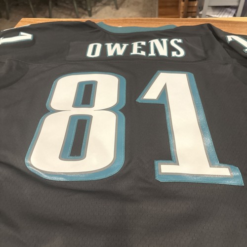 MENS Mitchell & Ness TO TERRELL OWENS 2004 Eagles Jersey Size 64 5XL BLACK NWT - Picture 14 of 14