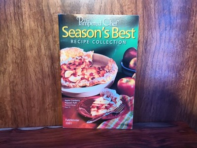 Pampered Chef Season's Best Recipe Collection Fall Winter 2001 Booklet Cookbook