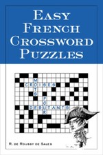 Easy French Crossword Puzzles by R. Sales PAPERBACK 9780844213309