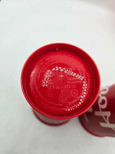 Lot of 3 Tim Hortons & Starbucks 25th Year Reusable Plastic Tumbler Cups - Bild 2 von 6