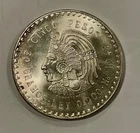 1947 Mexico Silver 5 Pesos pleasing lustrous mint state coin