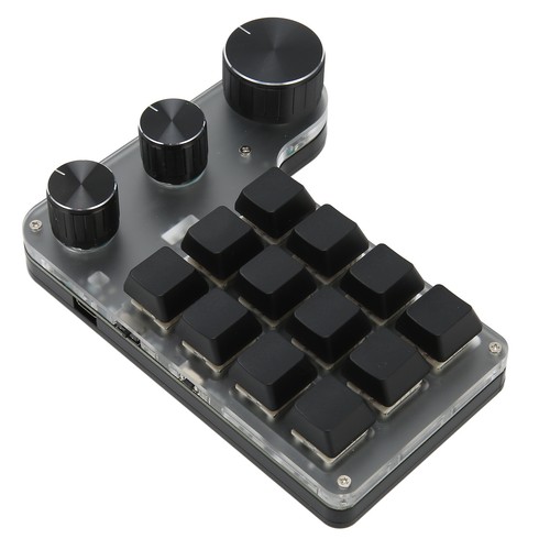 12 Keys Mechanical Keyboard Bt Usb Connection Mini Programmable Macro Key AM - Picture 14 of 23