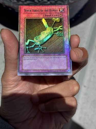 Yu-Gi-Oh! 2002 Seven Tools of The Bandit MRD-129 LP Misprint Miscut Holo Bleed - Picture 6 of 13