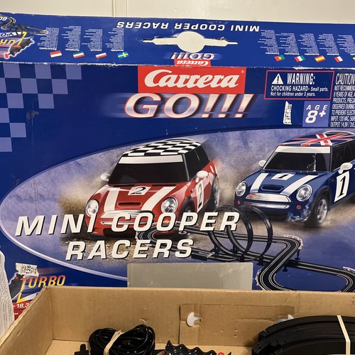 Carrera GO!!! Mini Cooper Racers Model 60205- Works - Complete - Picture 2 of 14
