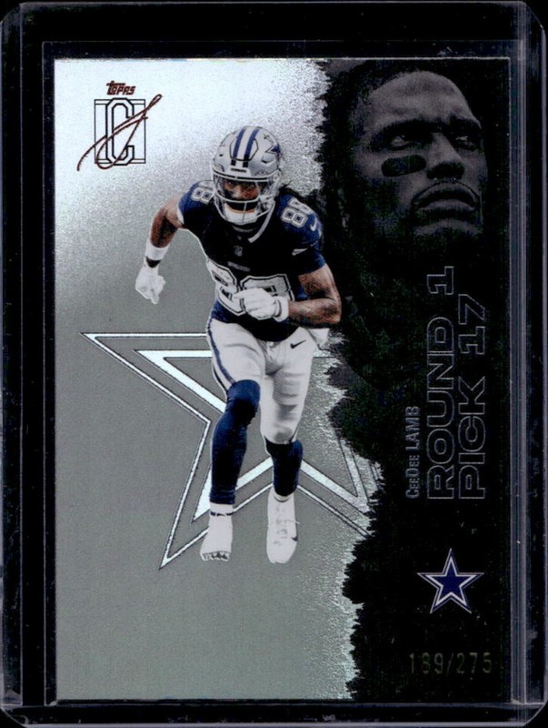 2025 Topps Signature Class CeeDee Lamb Veteran Silver Foil #/275 Cowboys