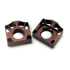 Pro Circuit Billet Axle Blocks - Brown KAB03