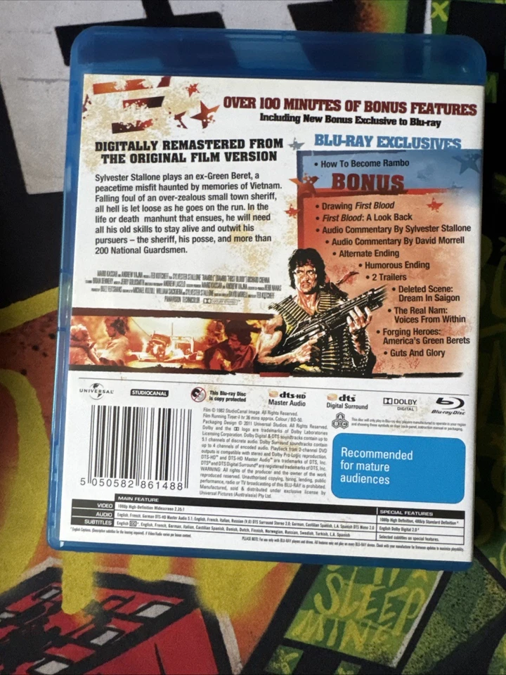 Rambo-First Blood (Special Edition, Blu-ray, 1982) - image 2 of 2