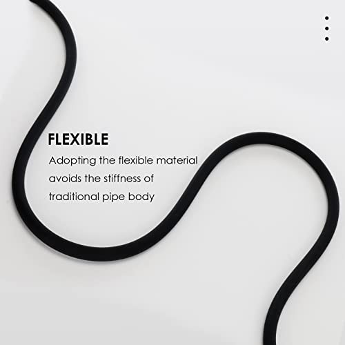 Shower Hose 71 Inches Silicone Shower Hose,Extra Long Smooth Handheld Shower - Imagen 5 de 7