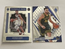 (2) 2023-24 Panini Phoenix Temple Men Stephen Curry #16 + Phoenix Base Card #174