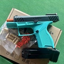 Mini Soft Bullet Toy Gun Shell Ejecting Blaster Kids Outdoor Shooting Gift