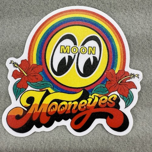 🔥 Qty 3 MoonEyes Racing MOON Eyes THICK 3M Sticker Equipped Hot Rod Stickers - Picture 2 of 12