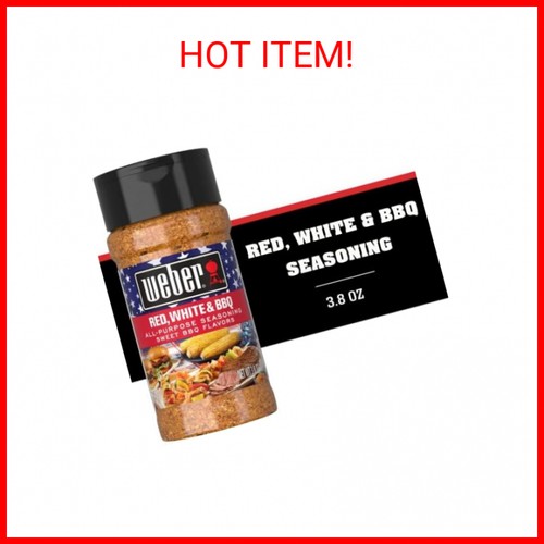 Weber Rot, Weiß & BBQ Gewürz, 3,8 Unzen Shaker - Bild 2 von 2