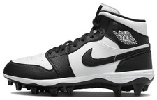 Air Jordan 1 TD Cleat High Black White - FJ6805-100 New Size