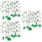  3 PCS St Patricks Day Decorations St. Patrick's Hanging Swirl Paper Swirls