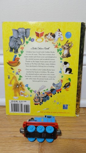 Vintage 2003 Thomas & The Big Big Bridge Little Golden Book & 2012 Diecast Thoma - Picture 3 of 4