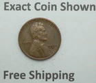 1932-D Copper Lincoln wheat cent wheatie coin Free Shipping