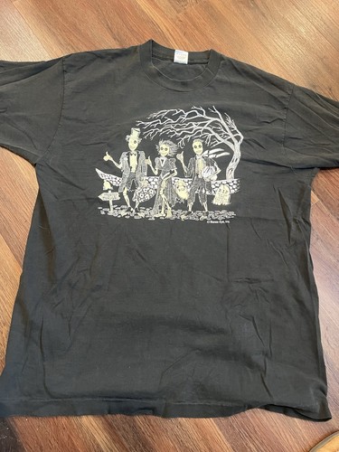 T-shirt vintage anni 90 Disney Magic Kingdom Haunted Mansion fantasmi luminosi XL - Foto 2 di 7