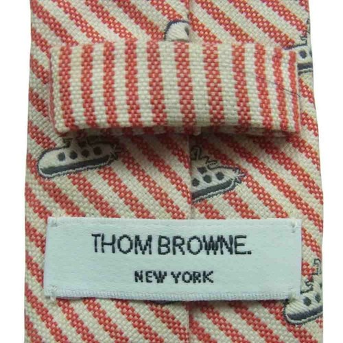 Tom Brown THOM BROWNE Domestic Original Ship Full Pattern Embroidered Used LIFE-0 - Bild 3 von 6