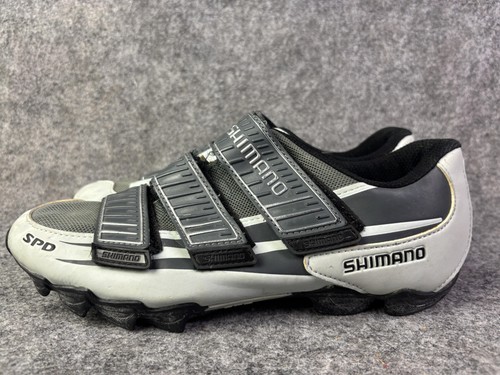 Shimano SPD Mountain Bike Cycling Shoes Mens 8.5 Gray SH-M21W Wide 2-Bolt