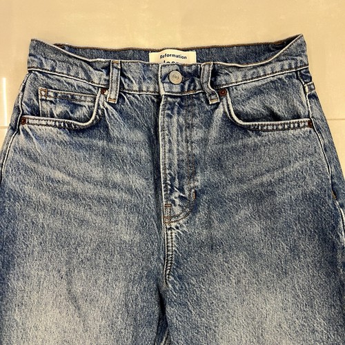Jeans Reformation Cary a vita alta slouchy gamba larga - Foto 7 di 13