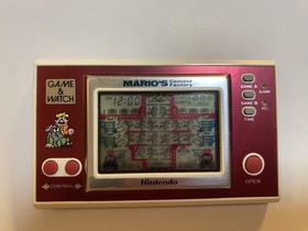 WATCH m20/ Nintendo Mario's Cement Factory Game & Watch Handheld Console Japan
