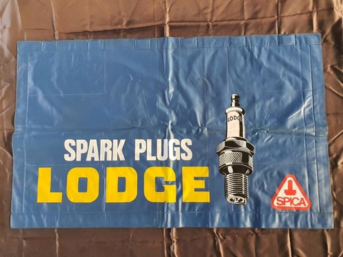 Lodge Spica clotch fender advertising sign italian garage mechanical Alfa Romeo - Bild 1 von 1