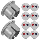 40 Pcs Duschknopf-Griffschild Knopfabdeckungen Für Wasserhahngriffe