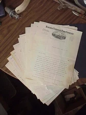 1917 New Rainier National Park 1st Year Employee 10 Letters Rare Letterhead