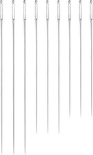 "9Pcs Extra Long Big Eye Hand Sewing Needles for Leather Canvas Doll Craft DIY "