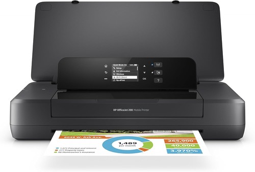 HP OfficeJet 200 Portable Printer with Wireless & Mobile Printing CZ993A Black - Picture 1 of 6