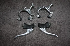 Vintage DIA-COMPE 630  Road Brake Caliper Set & Vintage Weinmann Brake Levers