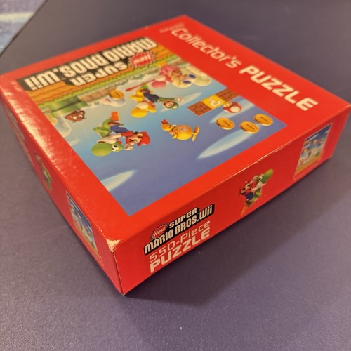 Super Mario Bros. Wii USAopoly 550 Piece Jigsaw Collector Puzzle 18x24" Complete - Afbeelding 5 van 15
