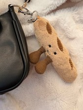 Jellycat Baguette Bread Plush Keychain Cute Bag Charm Amuseables NWT 2026