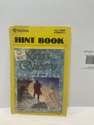King s Quest V Official Clue / Hint Book (Sierra) NOS Sealed