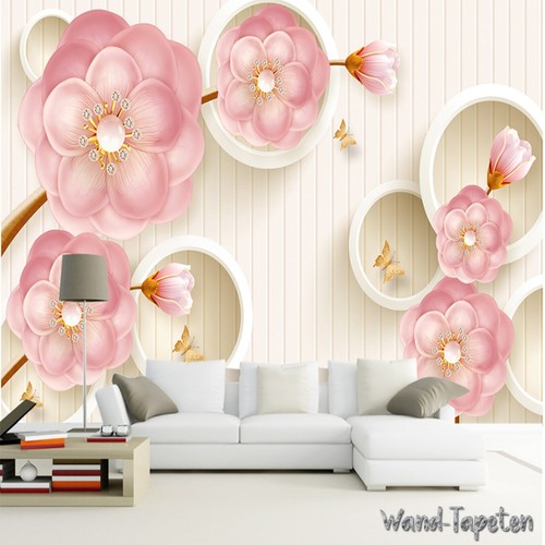 Fotomural no tejido papel pintado murales relieve 3D joyería Rose Home 3731 - Imagen 4 de 4