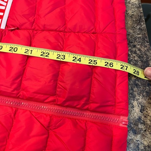 Zyia Active Alpine Red Down Feather Filled Puffer Vest XL - Picture 10 of 10