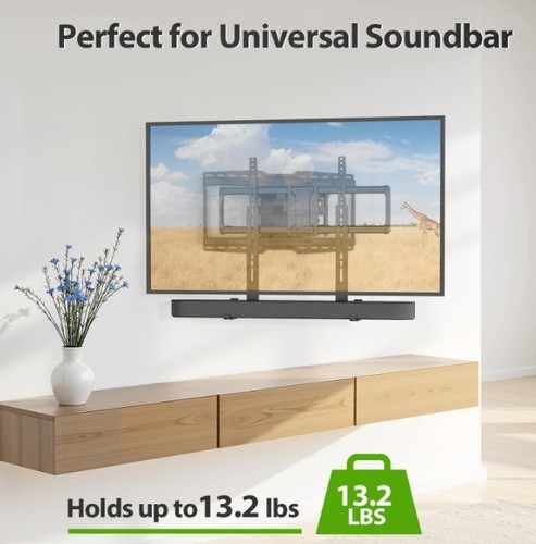 Soporte de barra de sonido universal USX MOUNT, soporte de barra de sonido TV para barra de sonido con altavoces - Imagen 9 de 10