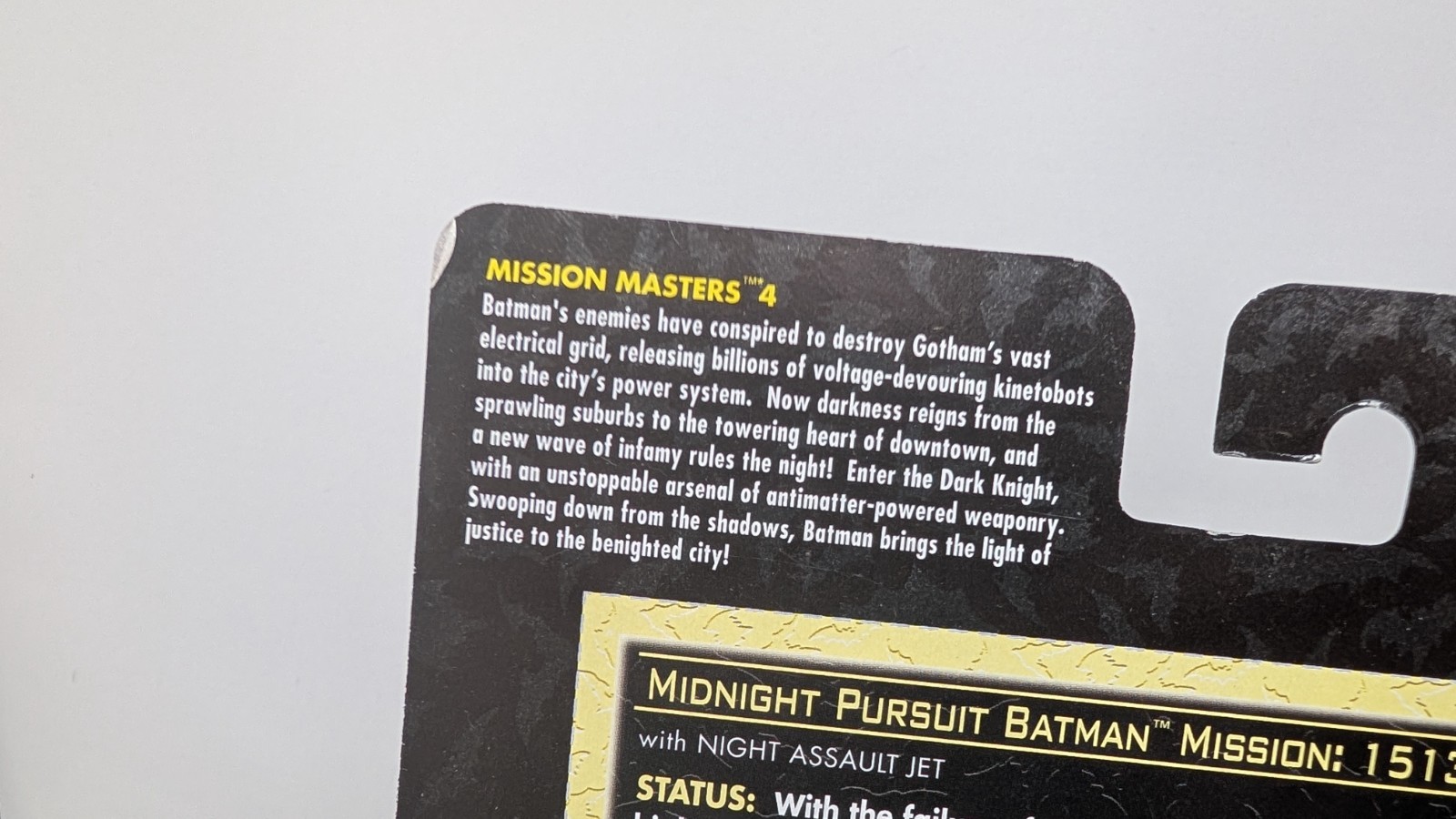 Batman Mission Masters 4 Midnight Pursuit Batman (See Photos)