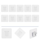 10 Pcs Plastic Shelf Support Adhesive Pegs Cabinet Clips for Furniture Shelves