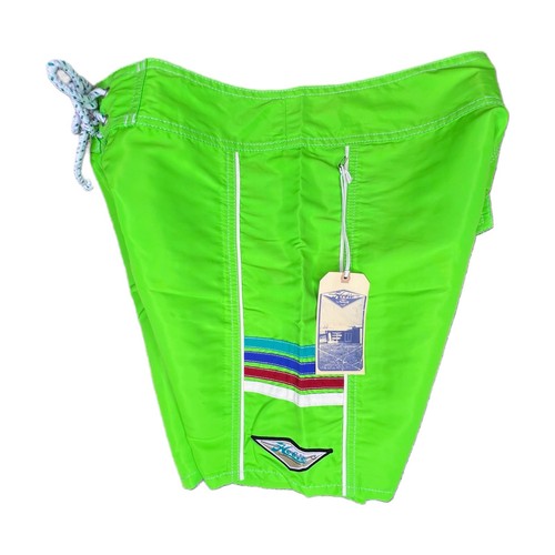 Hobie By Hurley Board Shorts Solid State Trunks Men’s Size 30 Swim Surf Green NG - Picture 4 of 8