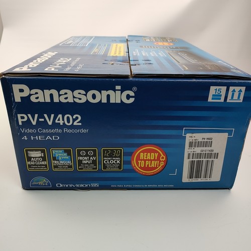 Videoregistratore Panasonic PV-V402 videoregistratore con telecomando nuovo scatola sigillata NOS - Foto 4 di 8