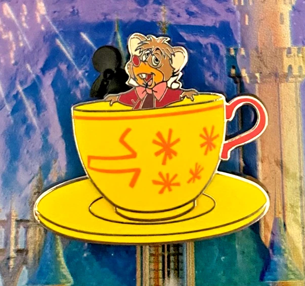 🍵 2019 Disney Alice In Wonderland The DorMouse Mad Tea Party Teacup AP LE Pin