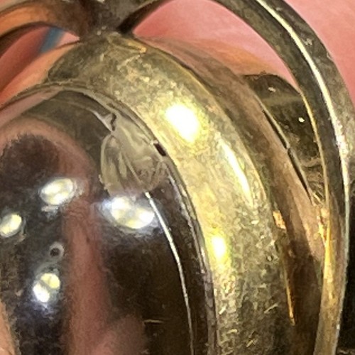 Colgante Burbuja MEMENTO Corazón Emerson Oro Laminado 10k. ¡Abre! 1,5" - Imagen 6 de 11