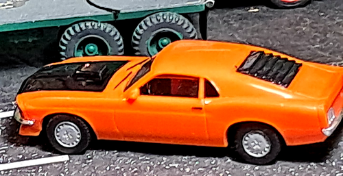 HO=1/87 car-vehicle Monogram Mini Exacts Ford Mustang Boss 302 ORANGE built RTR - Picture 12 of 15