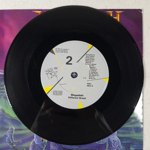 Megadeth No More Mr. Nice Guy UK 7" Vinyl Record 1989 - Picture 8 of 9