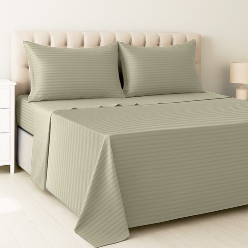 4 Piece Bed Sheet Set Hotel Luxury Ultra Soft Microfiber Deep Pocket Sheets Set - Picture 9 of 110