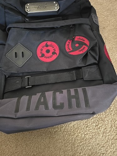 Mochila Naruto Shippuden negra grande vintage - Imagen 2 de 9