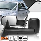 For 02-09 Dodge Ram Truck Power Adjustment+Heated Glass Black Towing Mirror Pair